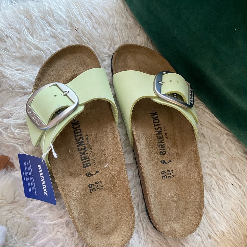 Birkenstock Lime Green Sandals